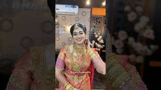 Variety Kerala bride💕bridalmakeup wedding makeup bride [upl. by Lomaj]