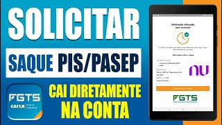 Como solicitar o saque do PISPASEP através do aplicativo FGTS [upl. by Gudrin761]