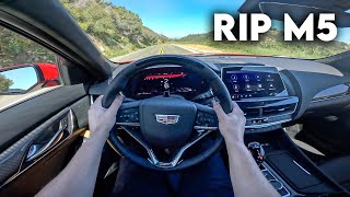 What Its Like To Drive A 2024 Cadillac CT5V Blackwing POV [upl. by Ahsael]