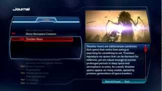 Mass Effect 3 Part 57  Codex Pt5 Thresher Maws EDI Mordin Solus The Crucible [upl. by Ocirrej]