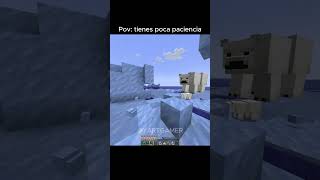 Poca paciencia la mía minecraft minecrafmemes minecraftfunny minecraftbuilding minecraf [upl. by Yanej]