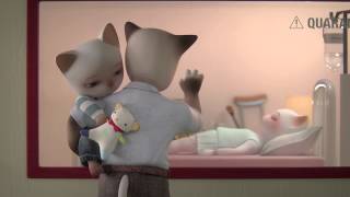 Trois Petits Chats 3D animated short film [upl. by Gonick]