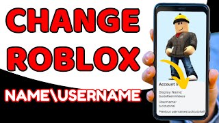 How To Change Username amp Display Name in Roblox✅ [upl. by Assenat]