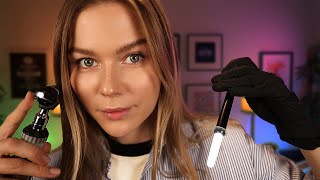 ASMR Ear Exam Ear Cleaning amp Hearing Test with My Assistant Medical RP Personal Attention [upl. by Eicyak539]