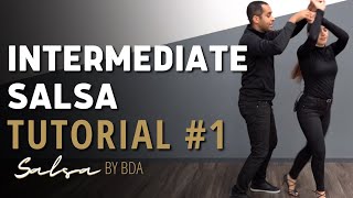 Intermediate Salsa Tutorial  Learn How To Salsa Dance With A Partner  Demetrio amp Nicole [upl. by Ani348]