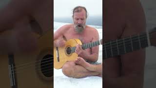 Wim Hof jamming in Iceland [upl. by Nevad]