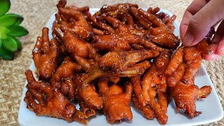 The most delicious recipe for chicken feet Your friends will be amazed [upl. by Eenwat]