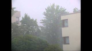 Unwetter in Esslingen am Neckar 07072011 [upl. by Cleveland]