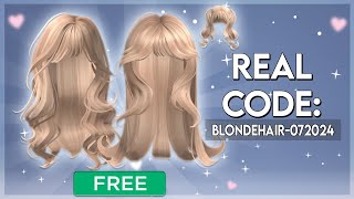 ROBLOX NEW FREE HAIR CODES 40 STILL WORKS HURRY 2024 🩷🤩 [upl. by Patience562]