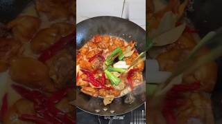 Eat spicy pigs trotters for supper 😋food cooking mukbang short [upl. by Aigneis683]