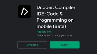 How to use Dcoder Compiler IDE Code amp Programming on mobile [upl. by Kilar]