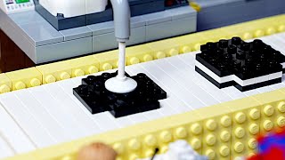 Lego Oreo Factory  Stop Motion Cooking [upl. by Atiuqrahc]