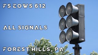 Federal Signal EOWS 612 Siren Test All Signals Forest Hills PA [upl. by Carlynne532]