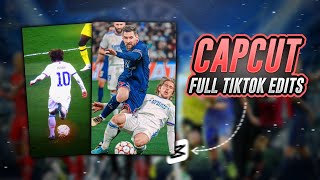 Capcut full tiktok football edits tutorial  Morning edits [upl. by Solenne717]