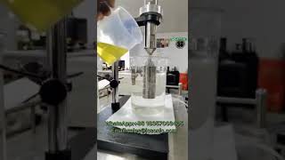 ultrasonic homogenizer Emulsification reaction [upl. by Ingrim]