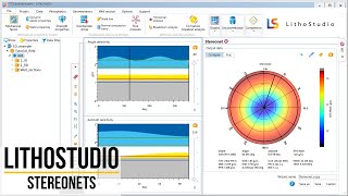 63 Stereonets in LithoStudio [upl. by Dowling]