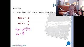 Math 301 Diploma Prep  9 trig equations and identities [upl. by Mazel665]