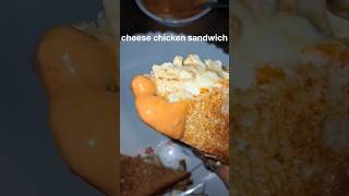 cheese chicken sandwich recipe 🧀🥪chicken shorts food ytshorts cooking [upl. by Terena]