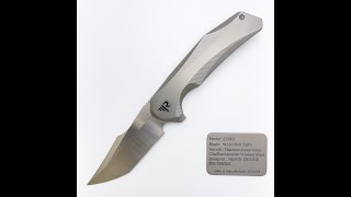 Reate Zero Titanium Frame Lock Satin M390 [upl. by Aitnecserc95]