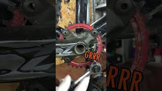 SATISFYING MTB chainring replacement bike mtb satisfying [upl. by Sitelc814]