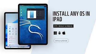 How to install any os on iPad  Run Kali Linux on iPad [upl. by Acir160]