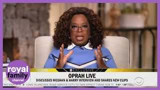 New Revelations From Harry and Meghans Interview with Oprah Winfrey [upl. by Etyak695]