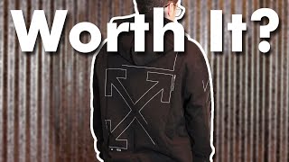 WORTH IT Off White Hoodie ReviewTryOn  Sizing Quality Packaging [upl. by Yecram285]