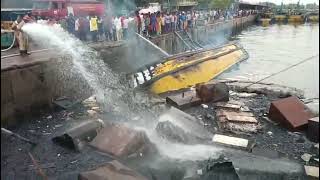 Vizag Fishing Harbour Fire Accident [upl. by Eiramanit]