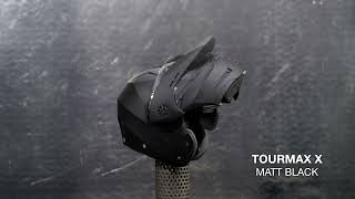 CABERG TOURMAX X Matt Black  HELMET VIEW 360Â° new 2023 [upl. by Nerag495]