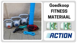 GOEDKOOP FITNESS MATERIAAL  ACTION FITNESS HAUL [upl. by Eiramac]