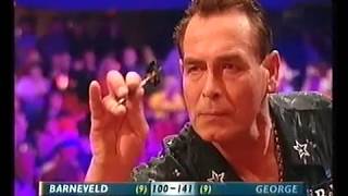 van Barneveld vs George Darts World Championship 2002 Round 1 [upl. by Hartley]