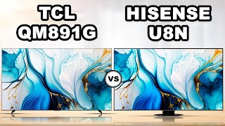 TCL QM8 vs Hisense U8N Which LCD TV Should You Buy [upl. by Azile]