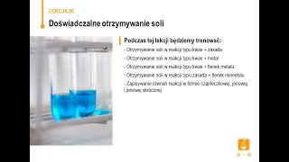 Chemia  klasa 8  Doświadczalne otrzymywanie soli [upl. by Ern738]