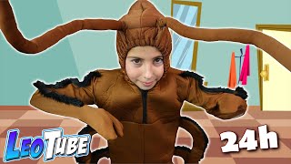 Viviendo 24h como Cucaracha LeoTube [upl. by Leola]