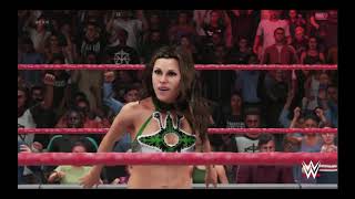 WWE 2K19 Raw Mickie James vs Melina [upl. by Lunette]