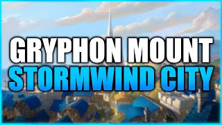 Stormwind City  Gryphon Mount Vendor [upl. by Waylin]