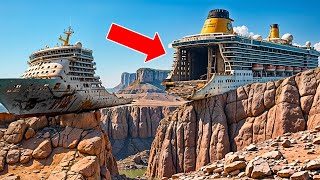 Missing Cruise Ship Found After 50 Years Broken in Half in the Desert [upl. by Charita10]