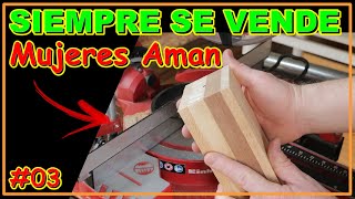 ARTE QUE SE VENDE  HECHO CON MADERA RECUPERADA VIDEO 03 carpinteria arteenmadera proyectosdiy [upl. by Wilen]