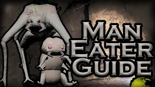 MAN EATER TUTORIAL All new glitches how to defeat survive AND info for V61 [upl. by Grochow]