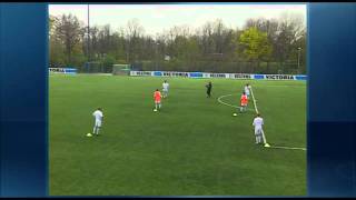 Fussballtraining mit der U19 Schalke 04 Passspiel total [upl. by Clie118]