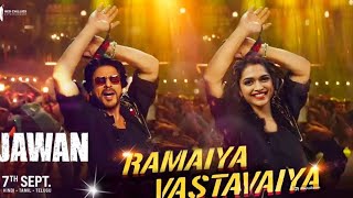 Not Ramaiya Vastavaiya song of Sharukh Khans Jawan film [upl. by Aihceyt]