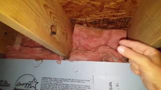 Fiberglass batt insulation at rim joist  dont do it [upl. by Alleiram177]