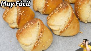 PAN DE LECHE súper SUAVE FÁCIL y DELICIOSO 😍🍞😋 Pan de algodón  Bollos ESPONJOSOS Receta  664 [upl. by Einnaffit]