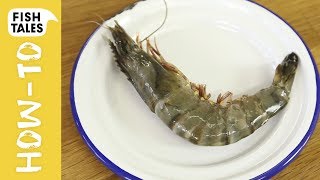 How to PEEL CLEAN amp DEVEIN PRAWNS and Shrimp  Bart van Olphen [upl. by Tnert]