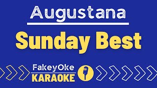 Augustana  Sunday Best Karaoke [upl. by Kingsley]