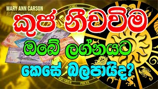 2024 Kuja Maruwa  කුජ කටකයේ නීච වෙයි  Mars Transit In Octomber  Dawase Palapala [upl. by Thea146]