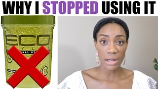 Why I Stopped Using Eco Styler Gel  Natural Hair Care [upl. by Nerb]