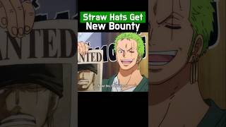 🔥Straw Hat Crew Recieve New Bounty One Piece [upl. by Aniahs]