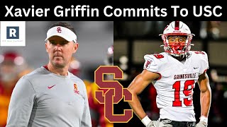 5 Star Xavier Griffin Commits To USC  USC Football Recruiting News [upl. by Acisseg]