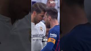 This is what Messi said to Ramos when they first met at PSG football fcbarcelona messi psg [upl. by Langley]